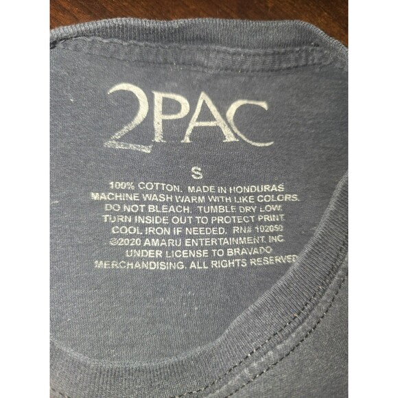 2Pac Tupac Keep Ya Head Up Graphic Tee Sz S Black Bravado 2020 Rap Hip Hop Shirt - Picture 11 of 12
